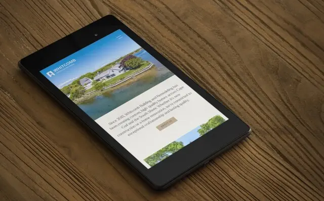 Whitcomb building website design
