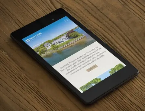 Whitcomb building website design