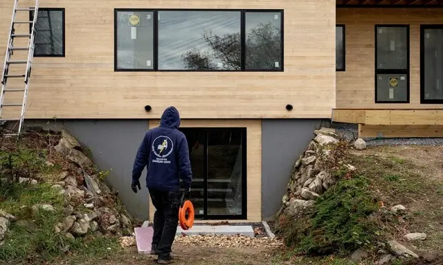 Home construction project in progress sandwich cape cod