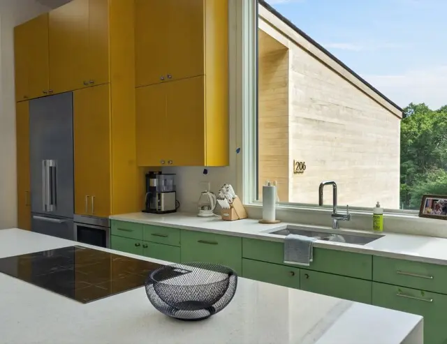 Mid century modern renovation sandwich cape cod 020